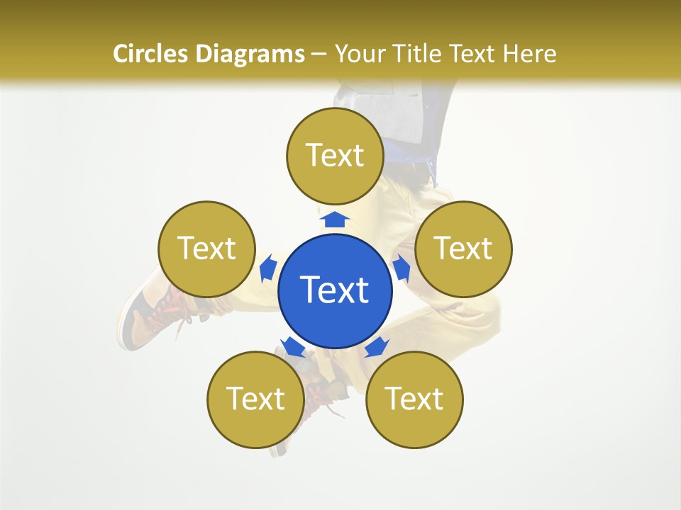 Exercising Posing Fitness PowerPoint Template