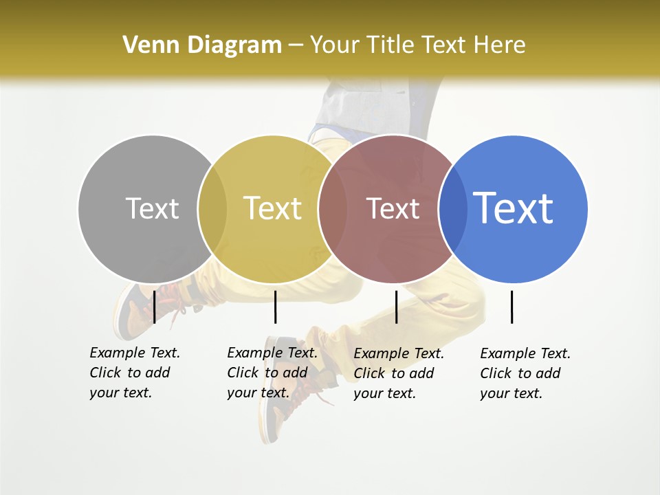 Exercising Posing Fitness PowerPoint Template