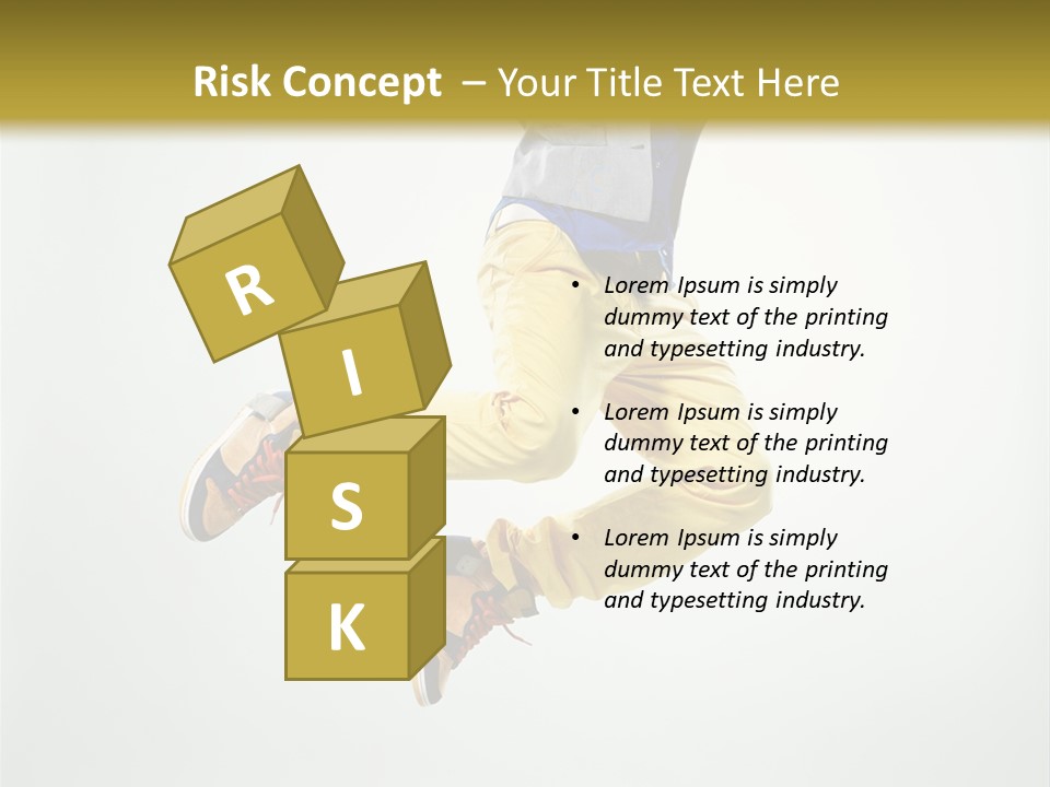 Exercising Posing Fitness PowerPoint Template