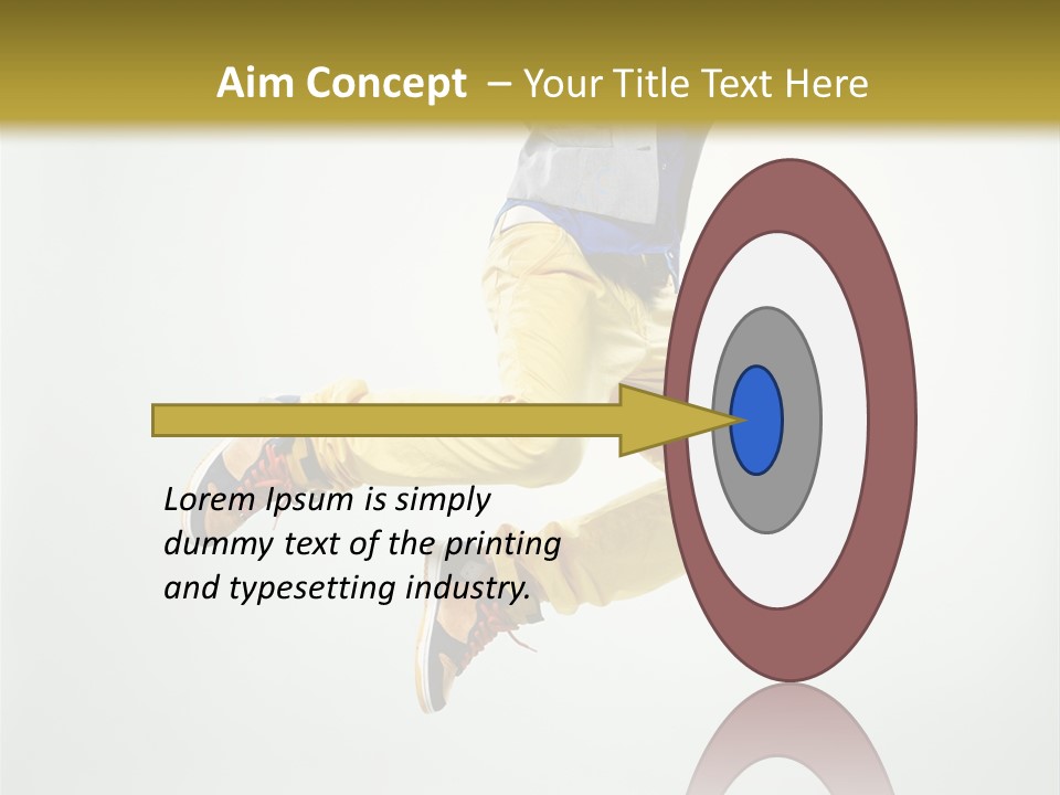 Exercising Posing Fitness PowerPoint Template