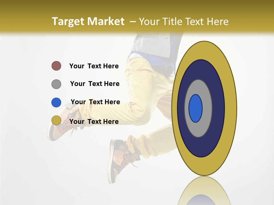 Exercising Posing Fitness PowerPoint Template