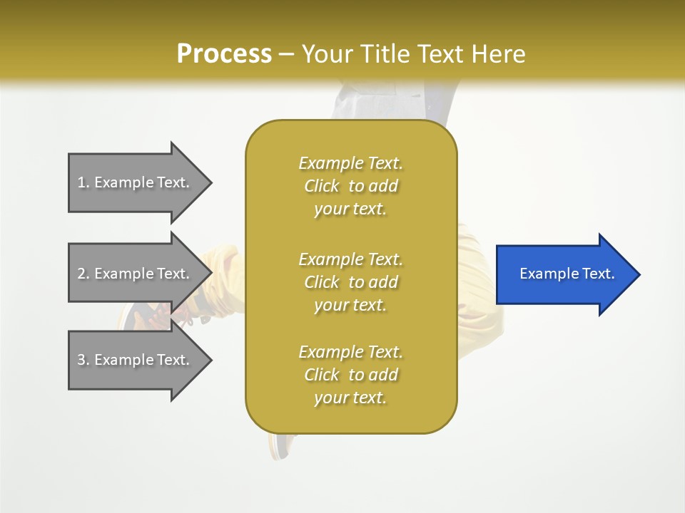 Exercising Posing Fitness PowerPoint Template