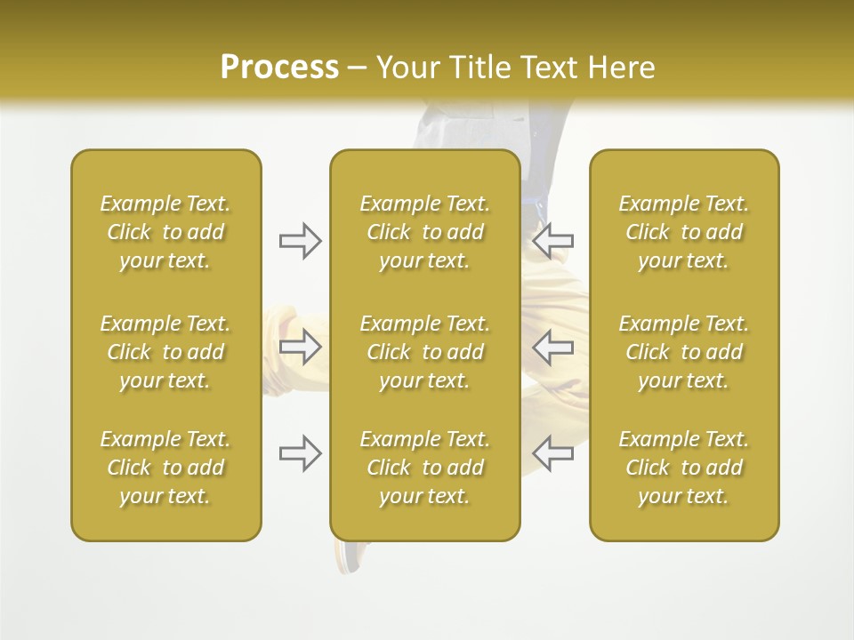 Exercising Posing Fitness PowerPoint Template