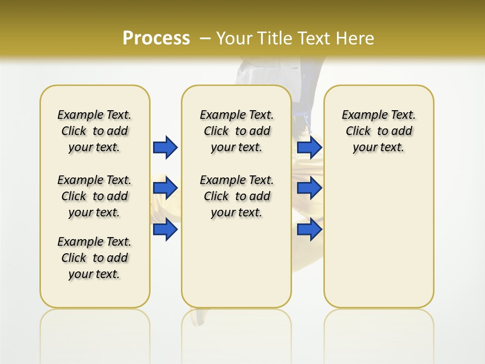 Exercising Posing Fitness PowerPoint Template