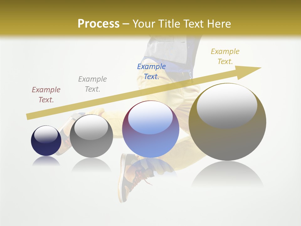 Exercising Posing Fitness PowerPoint Template