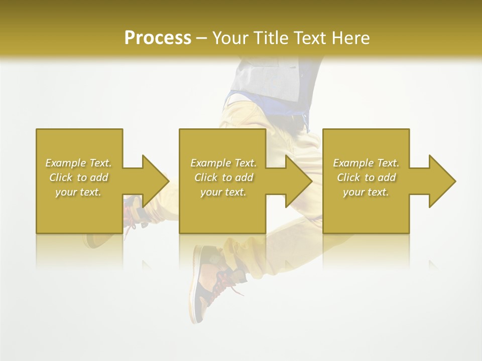 Exercising Posing Fitness PowerPoint Template