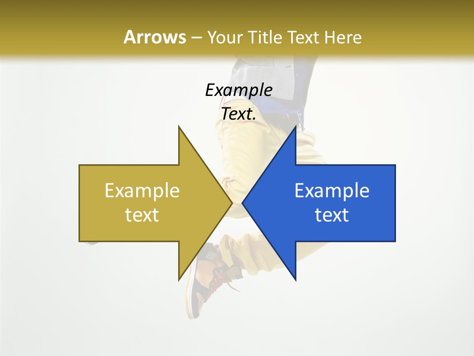 Exercising Posing Fitness PowerPoint Template