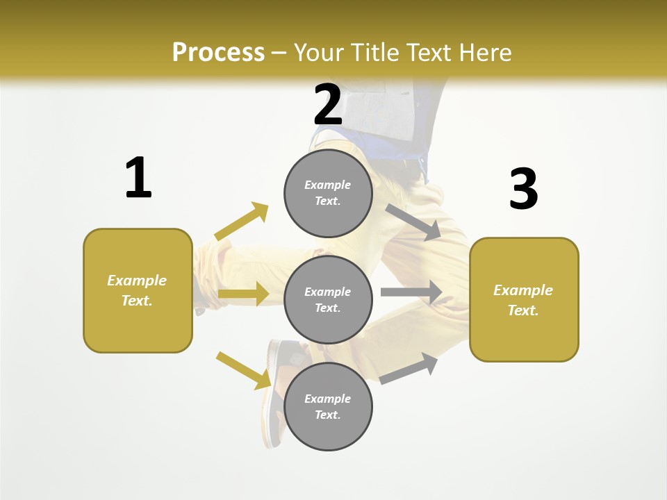 Exercising Posing Fitness PowerPoint Template