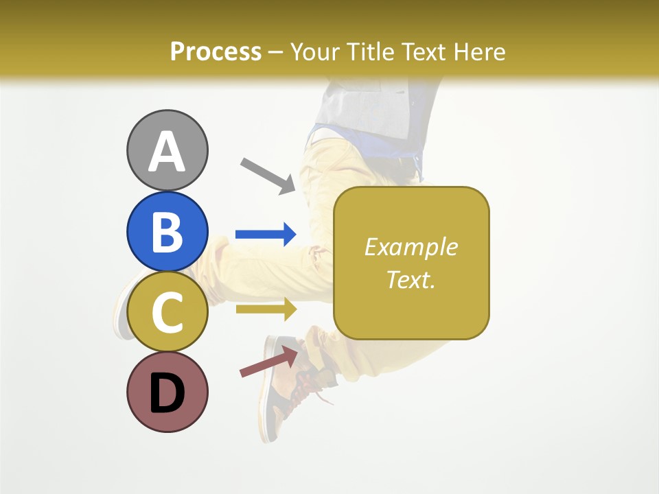 Exercising Posing Fitness PowerPoint Template
