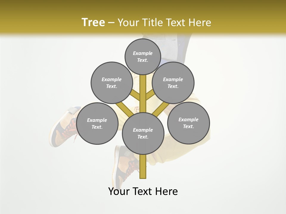 Exercising Posing Fitness PowerPoint Template