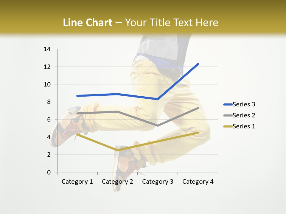 Exercising Posing Fitness PowerPoint Template