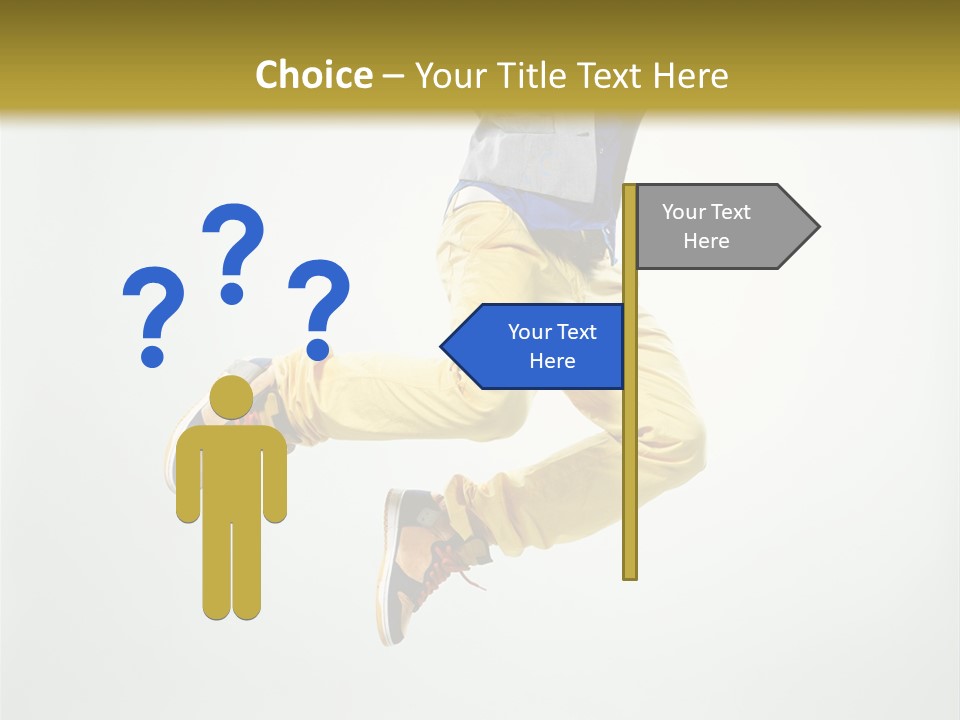 Exercising Posing Fitness PowerPoint Template