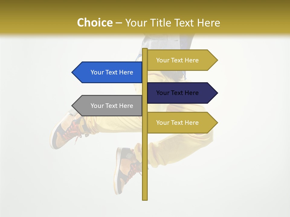 Exercising Posing Fitness PowerPoint Template