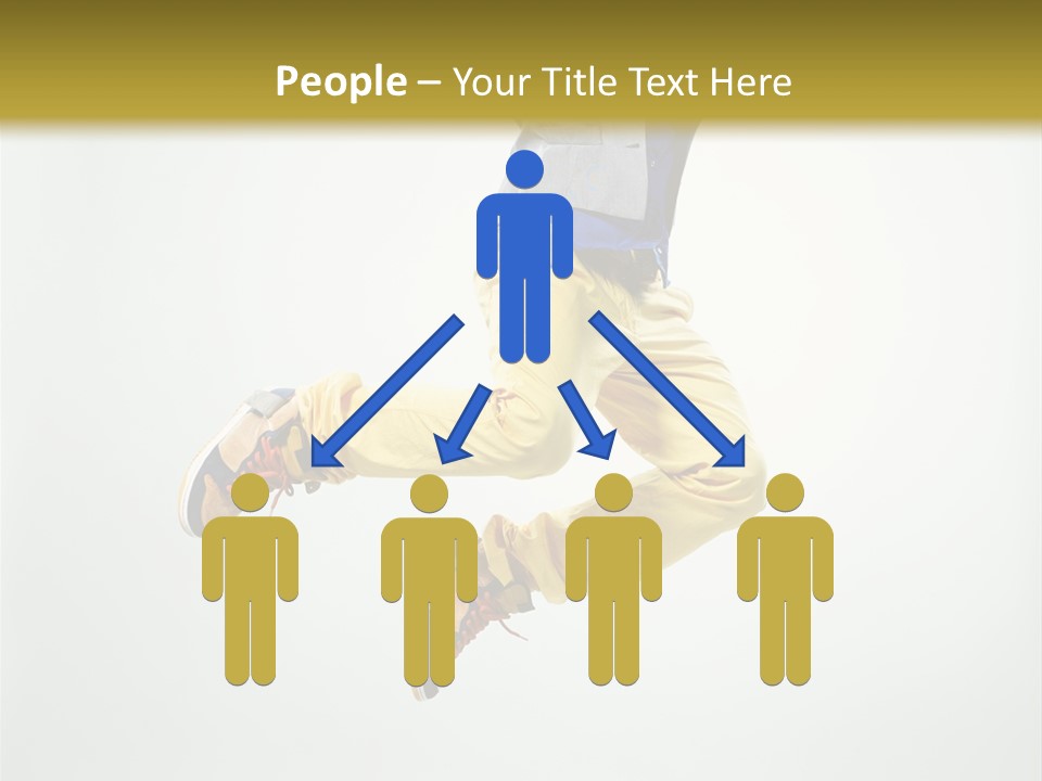 Exercising Posing Fitness PowerPoint Template