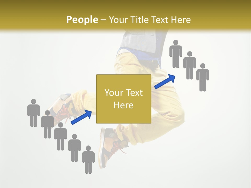 Exercising Posing Fitness PowerPoint Template