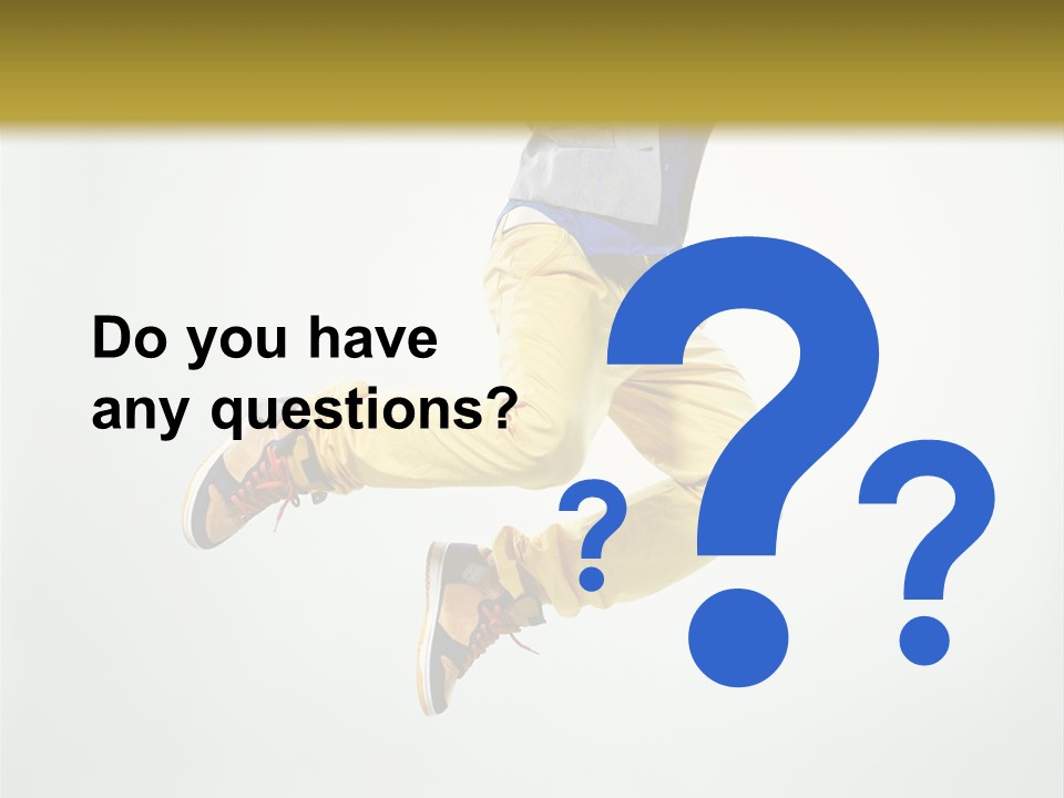 Exercising Posing Fitness PowerPoint Template