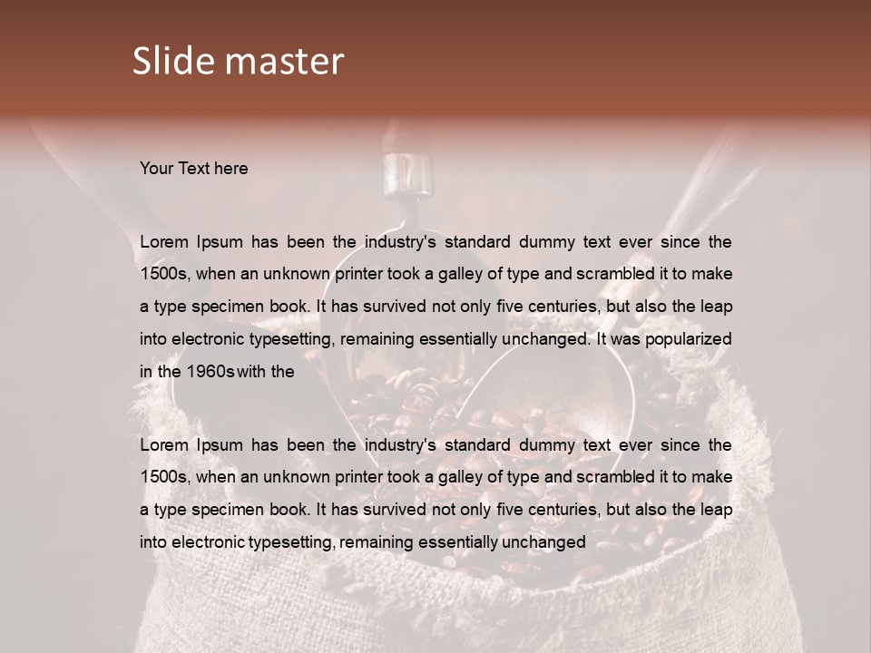 Kitchen Chocolate Wooden PowerPoint Template