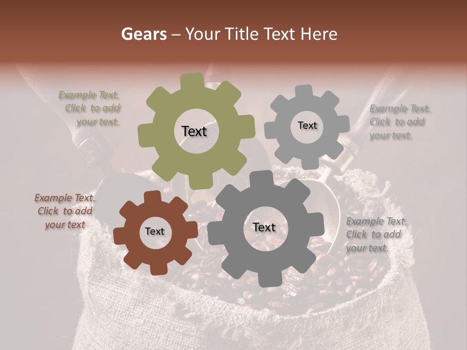 Kitchen Chocolate Wooden PowerPoint Template