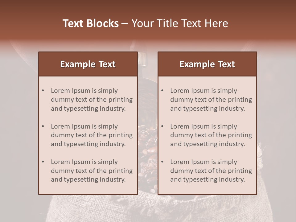 Kitchen Chocolate Wooden PowerPoint Template