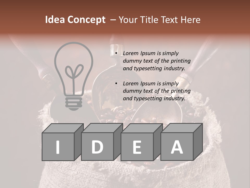 Kitchen Chocolate Wooden PowerPoint Template