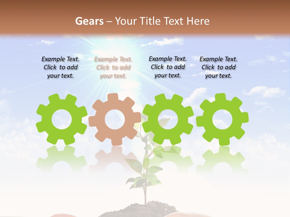 Brown Steel Hot PowerPoint Template