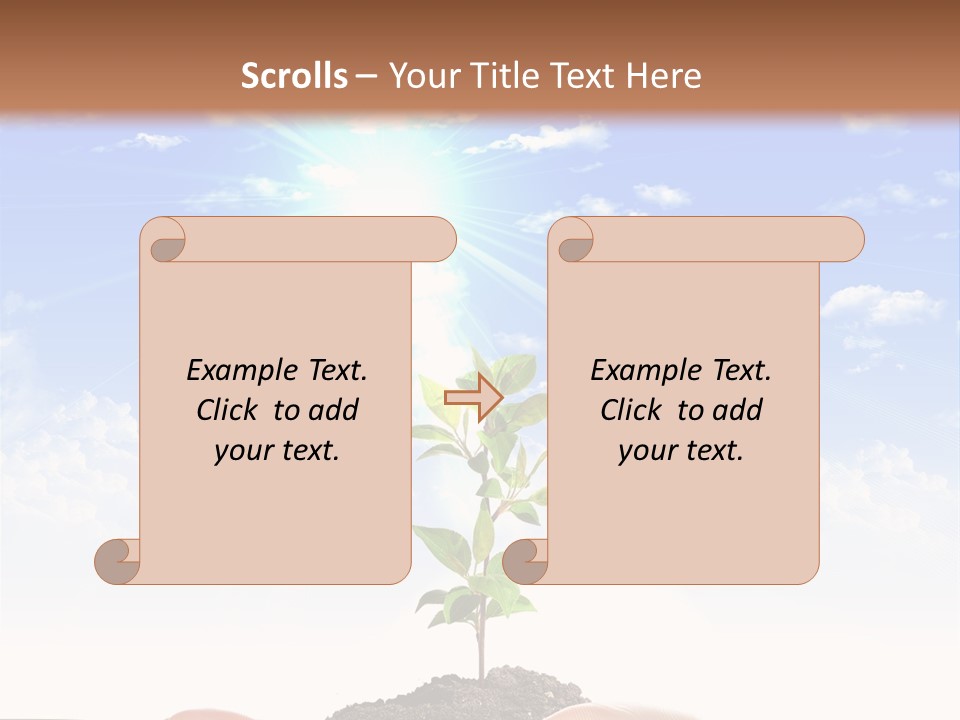 Brown Steel Hot PowerPoint Template