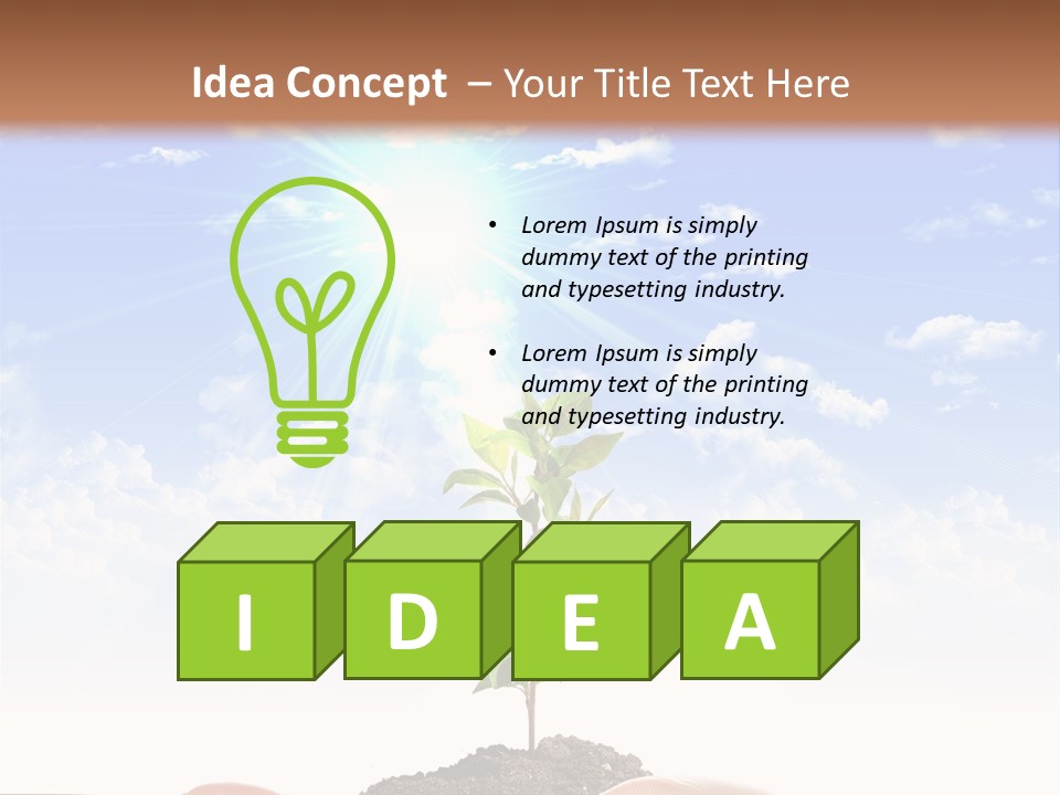 Brown Steel Hot PowerPoint Template