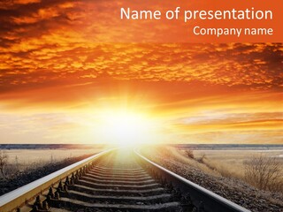 Sunburst Conceptual Background PowerPoint Template