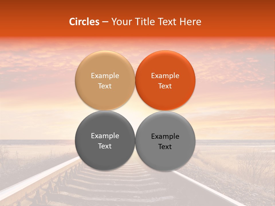 Sunburst Conceptual Background PowerPoint Template