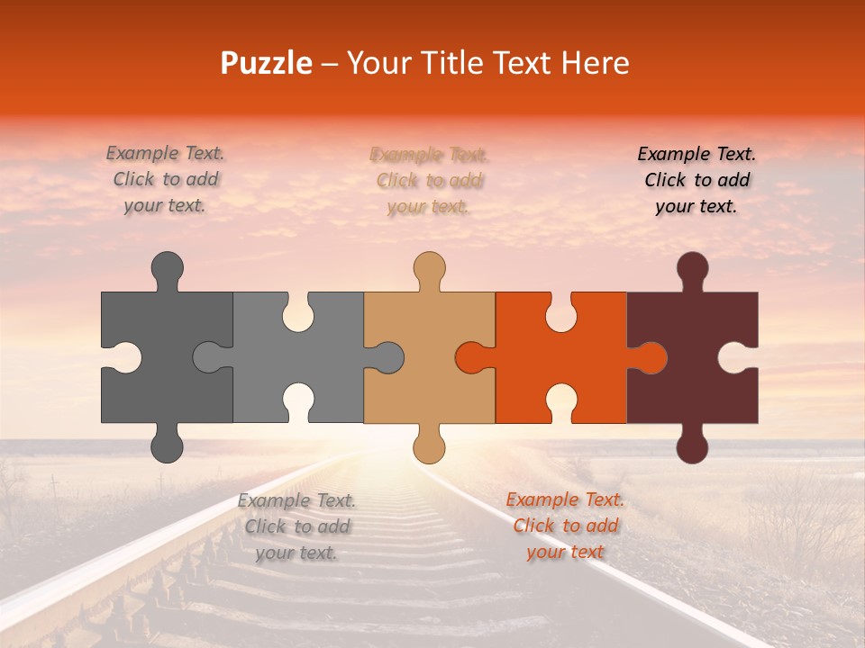 Sunburst Conceptual Background PowerPoint Template