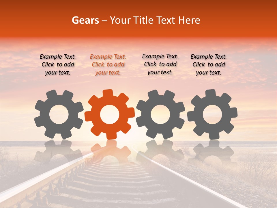 Sunburst Conceptual Background PowerPoint Template