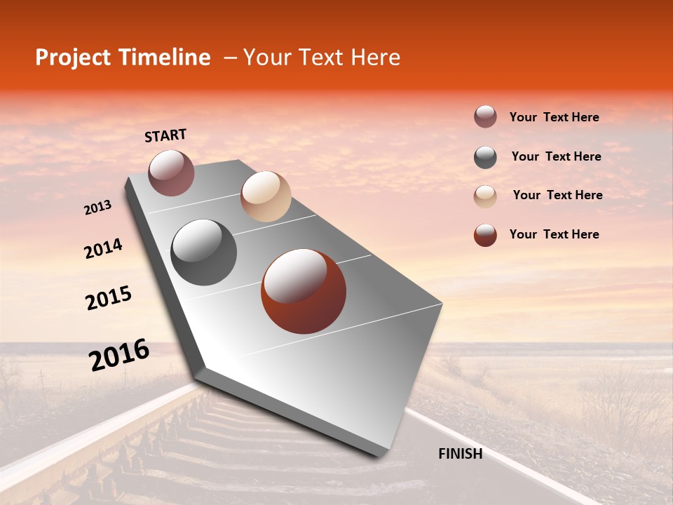 Sunburst Conceptual Background PowerPoint Template