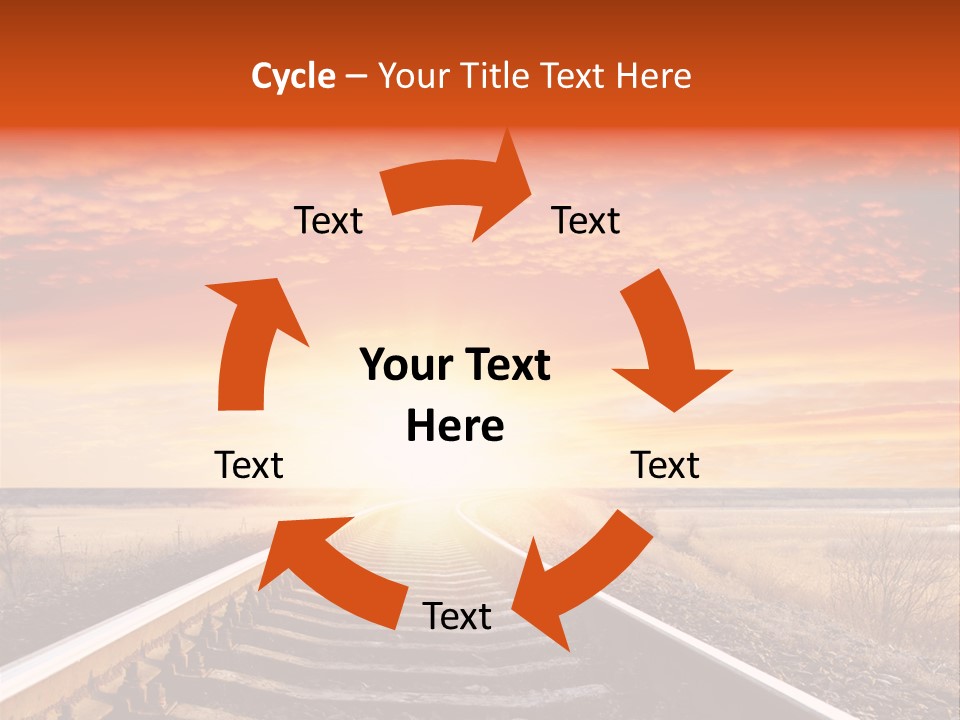 Sunburst Conceptual Background PowerPoint Template