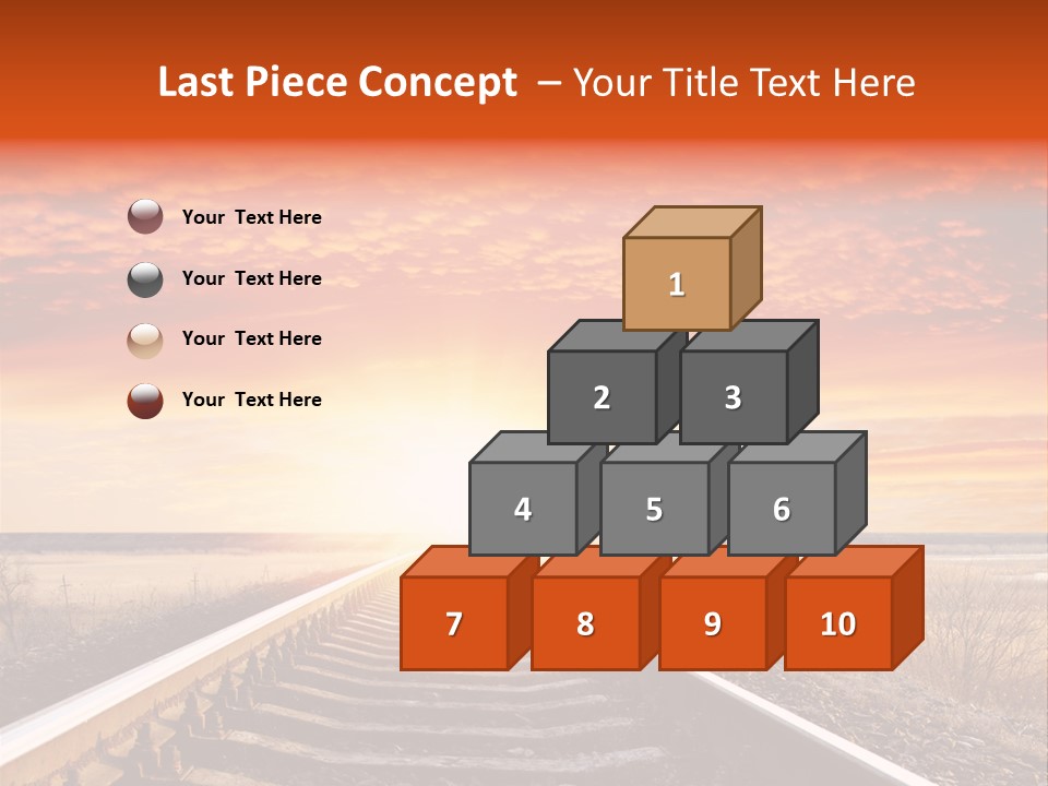 Sunburst Conceptual Background PowerPoint Template