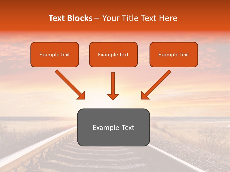 Sunburst Conceptual Background PowerPoint Template