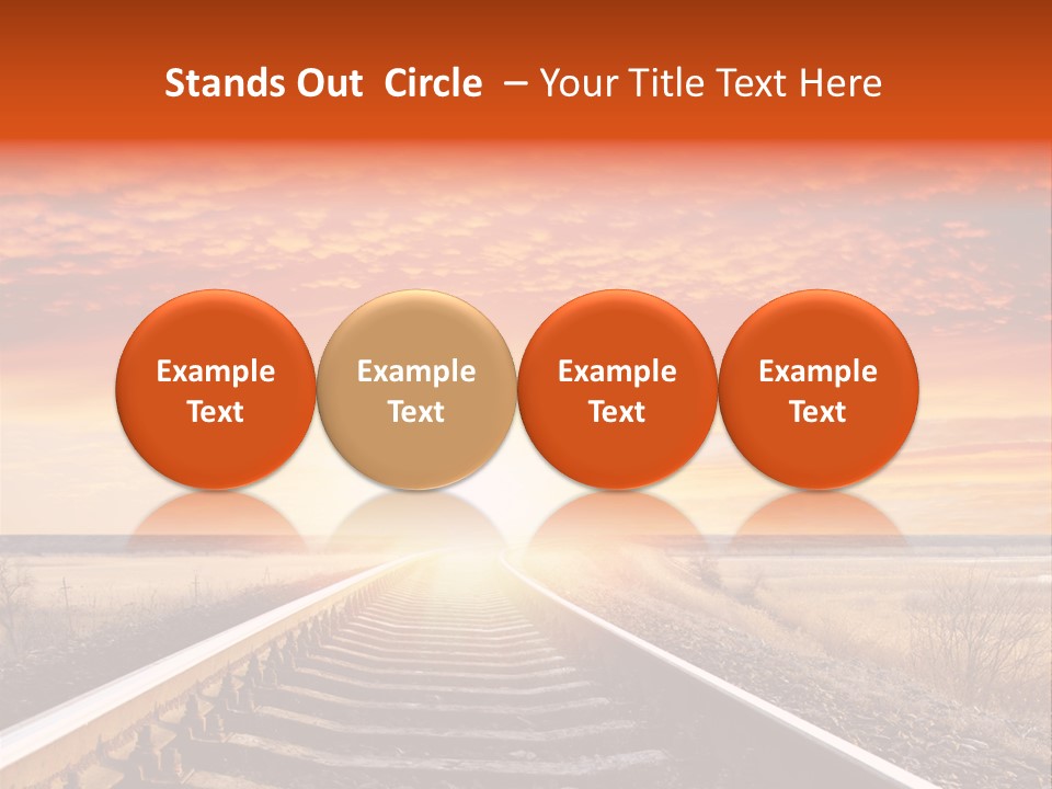 Sunburst Conceptual Background PowerPoint Template