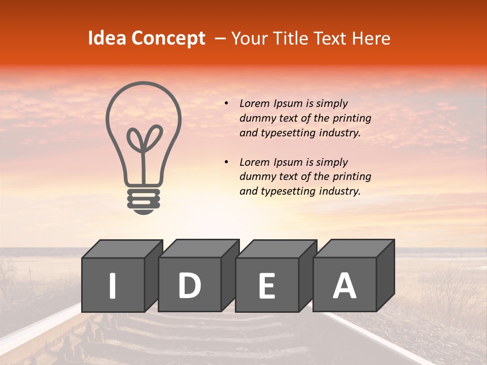 Sunburst Conceptual Background PowerPoint Template