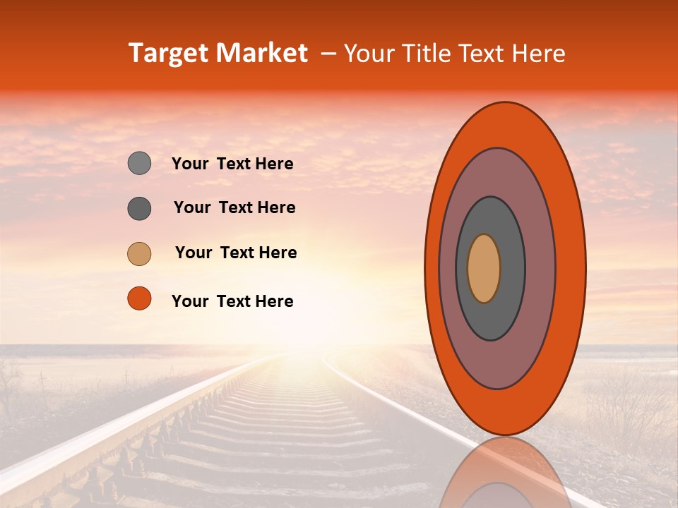 Sunburst Conceptual Background PowerPoint Template