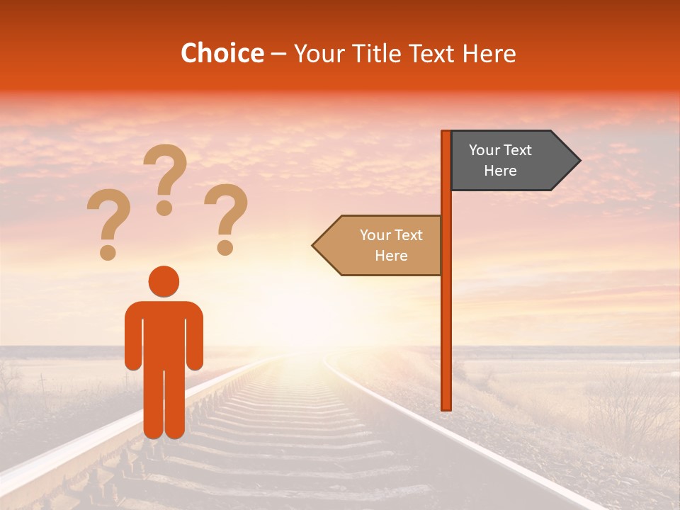 Sunburst Conceptual Background PowerPoint Template