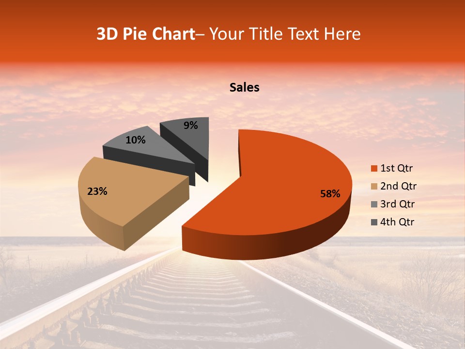 Sunburst Conceptual Background PowerPoint Template