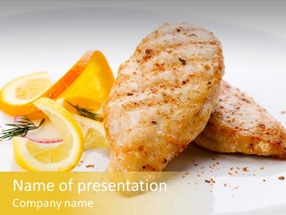 Grilled Diet Object PowerPoint Template