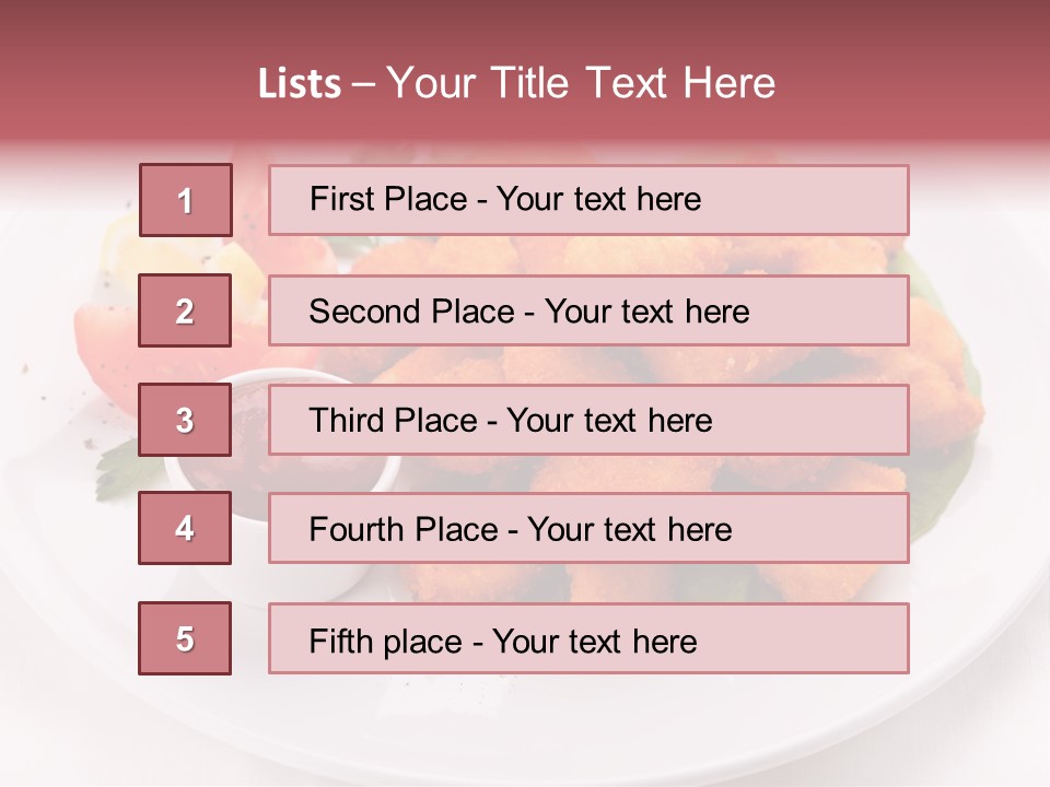 Ketchup Tasty Barbecue PowerPoint Template