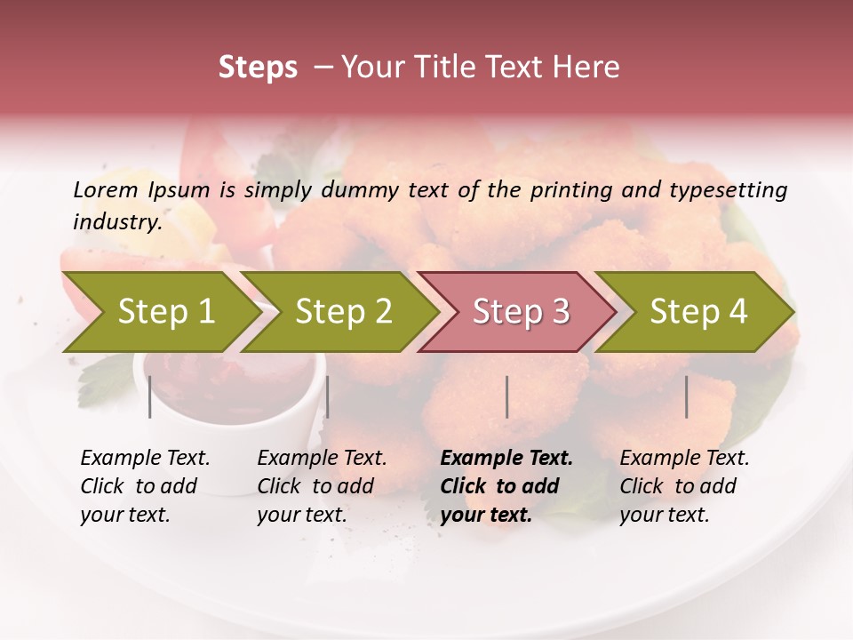 Ketchup Tasty Barbecue PowerPoint Template