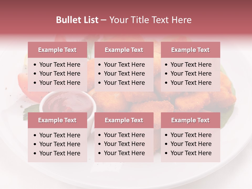 Ketchup Tasty Barbecue PowerPoint Template