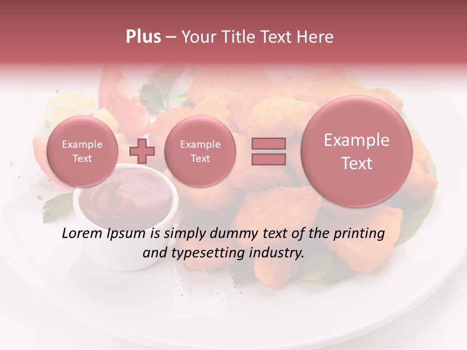Ketchup Tasty Barbecue PowerPoint Template