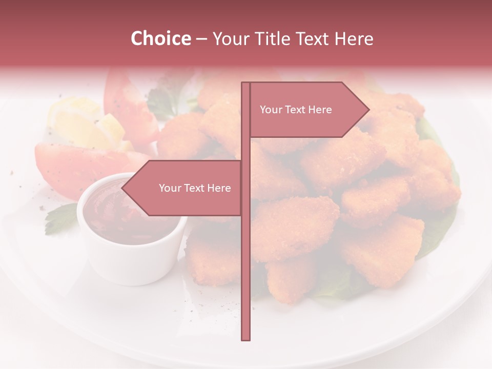 Ketchup Tasty Barbecue PowerPoint Template