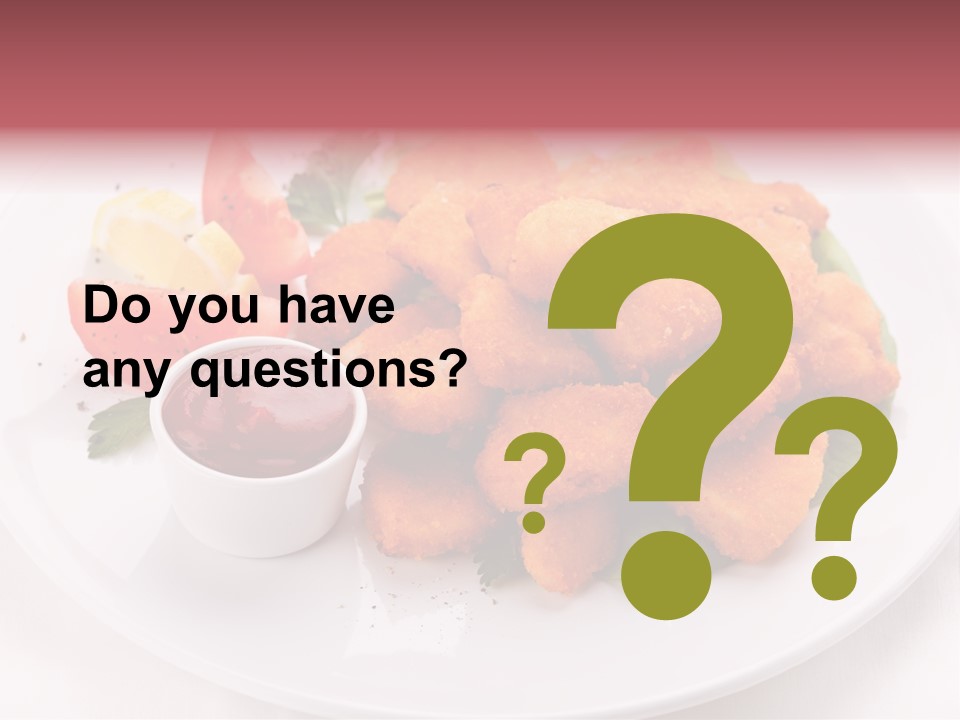 Ketchup Tasty Barbecue PowerPoint Template