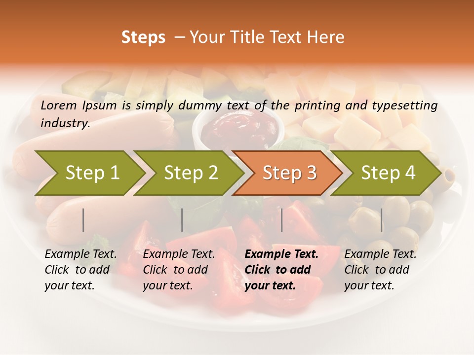 Antipasto Basil Catering PowerPoint Template