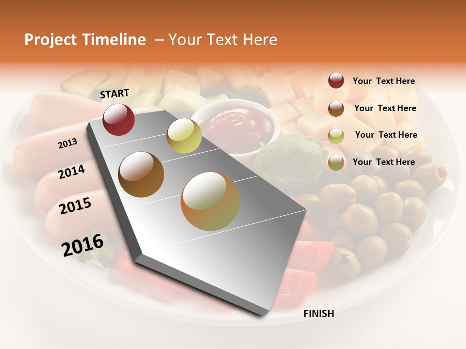 Antipasto Basil Catering PowerPoint Template