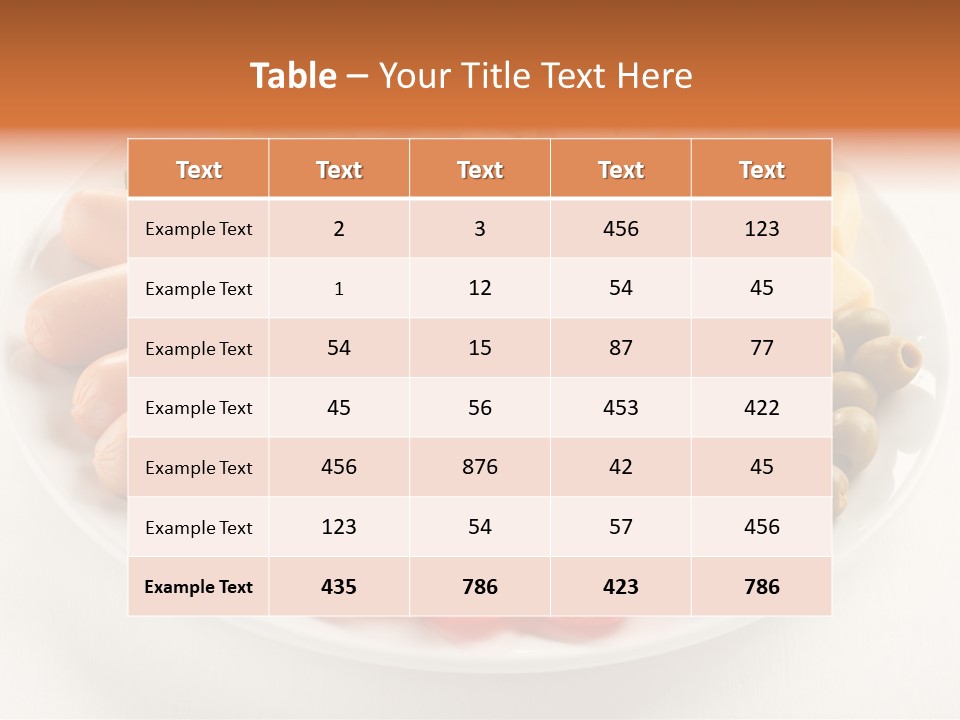 Antipasto Basil Catering PowerPoint Template